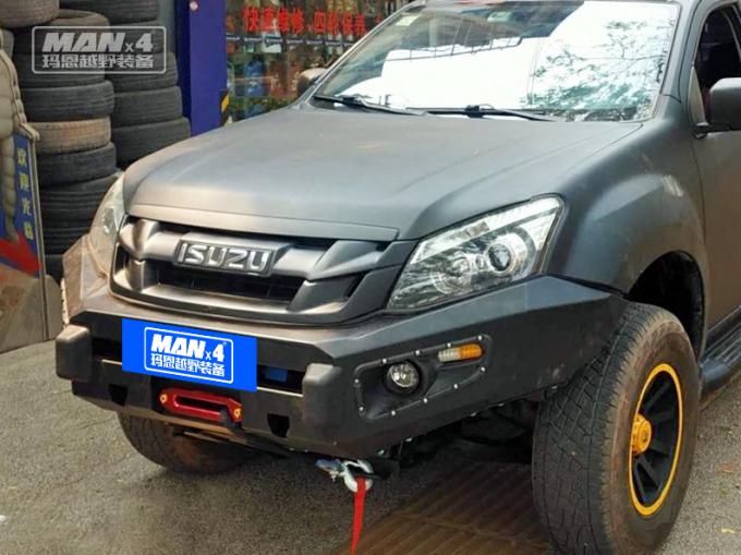 20122017 Isuzu Dmax Bullbar Powder Coated Steel 4x4 Winch Bumper