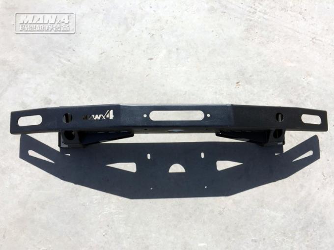 Black 20142018 Nissan Patrol Y62 Steel Bull Bar Winch Cradle
