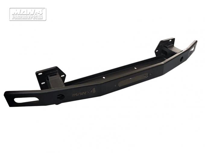 Black 20142018 Nissan Patrol Y62 Steel Bull Bar Winch Cradle