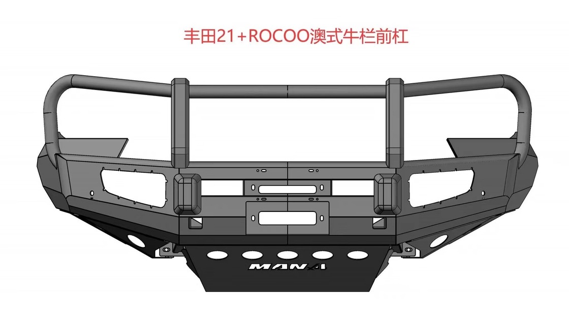 ISO9001 TOYOTA Bull Bar Front Bumper Protector For Hilix