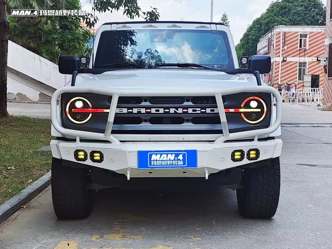 winch bull bar offroad 4x4 bumper Black Bull Bar for ford bronco