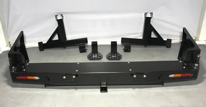 Q235 Rear NISSAN Bull Bar 4x4 Bull Bar Bumper For Nissan Patrol Y61 98-2015