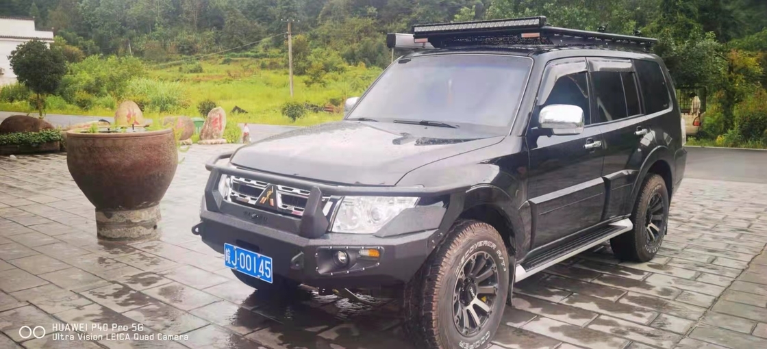 Winch Front V93 V97 Mitsubishi Pajero Off Road Bumper Q235 97-15