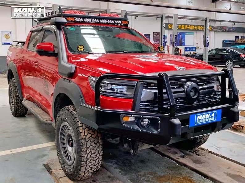 Q235 Front GREAT WALL Bull Bar Black Gwm Cannon Nudge Bar