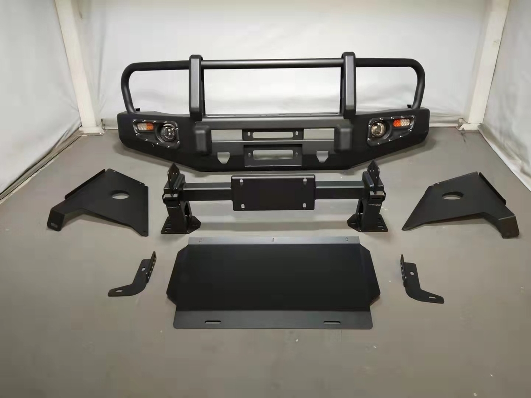 Black Front Heavy Duty 2016 Toyota 4runner Bull Bar Q235 Steel