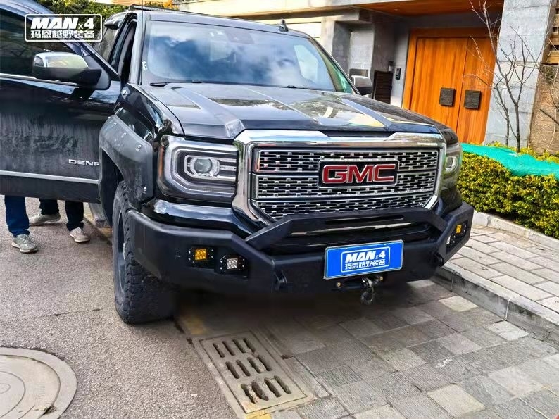 Heavy Duty GMC Sierra Bull Bar Pickup Front Bumper For GMC 1500