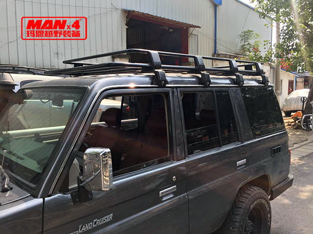 Aluminum Steel 76 Series Landcruiser Roof Rack LC76 Toyota Luggage Rack