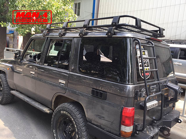 Aluminum Steel 76 Series Landcruiser Roof Rack LC76 Toyota Luggage Rack