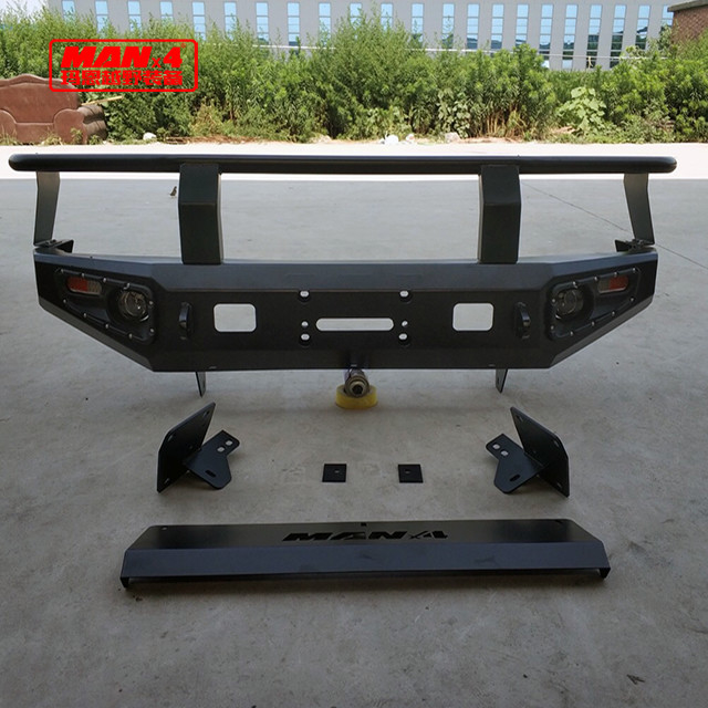 steel bumper 4x4 Front offroad bull bar for Land cruiser 90（loop dismountable）