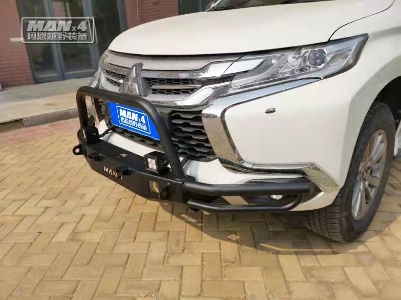 Front 2015-2019 Mitsubishi Pajero Sport Bull Bar OEM ODM