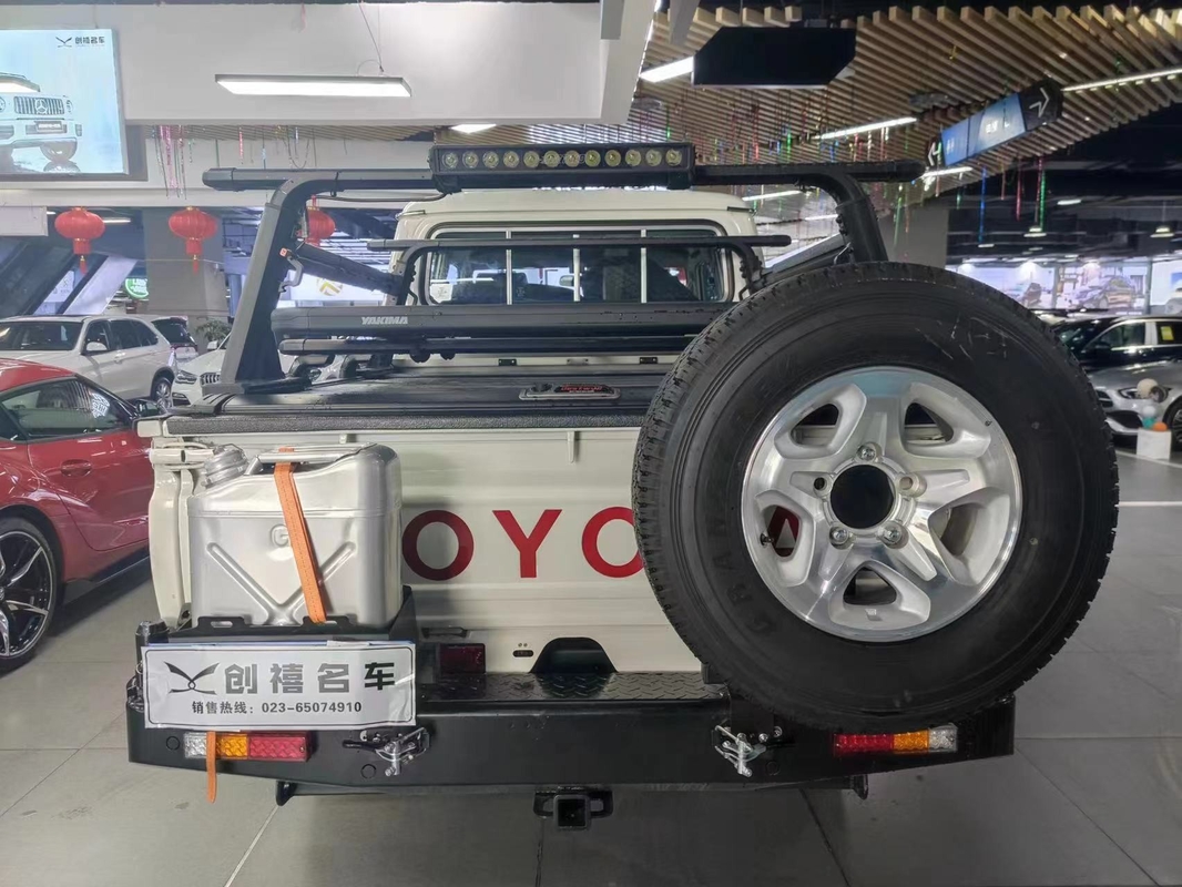 LC79 TOYOTA Rear Bull Bar Rear Bumper With Fuel Tank And Spare Bracket