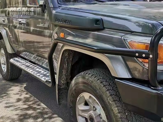 LC76 77 Off Road Running Boards For TOYOTA Land Cruiser 70 Series